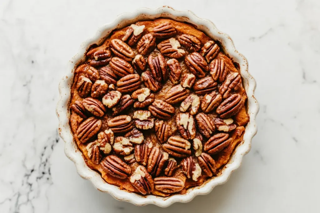 Delicious sweet potato casserole.